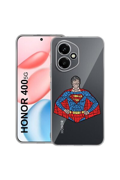 bestcase Διαφανής Θήκη Σιλικόνης για Honor 400, Καλλιγραφία Σούπερμαν, 203642...