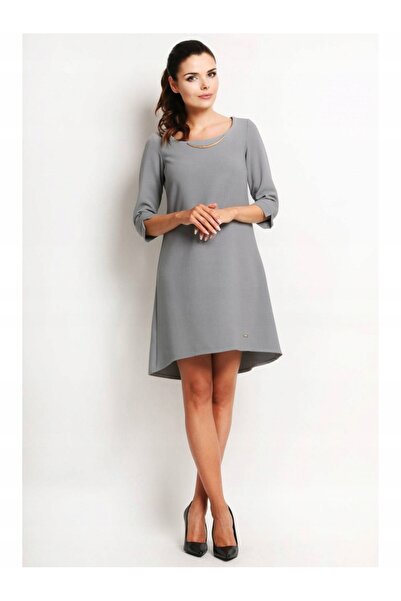 Awama Trapeze Dress, Awama, M, Midi Type, Asymmetrical, Casual Style, Elegant...