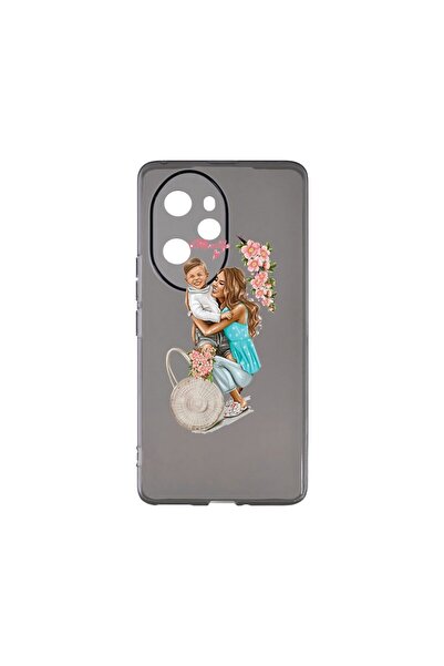bestcase Θήκη Σιλικόνης Γραφίτη 1.5MM, Συμβατή με Honor 100 Pro, Σχέδιο  "Mom...