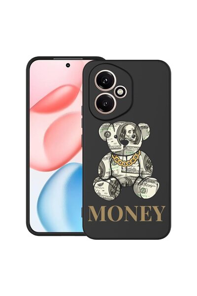 bestcase ¬Æ Husa pentru Honor 400 cu Design Teddy Bear Money, TPU Mat Ultra S...