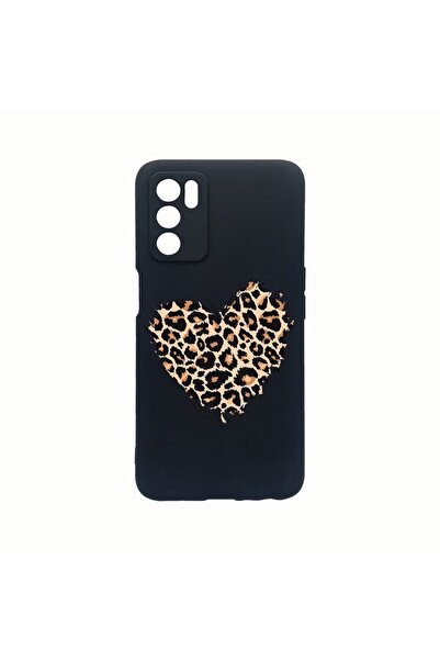 bestcase Husa Silicon, Compatibila cu Oppo A16s, Leopard Heart, Rezistenta la...
