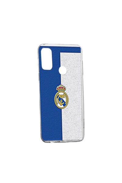 bestcase Husa Silicon Football, Real Madrid, Compatibila Cu Oppo A15s, rezist...