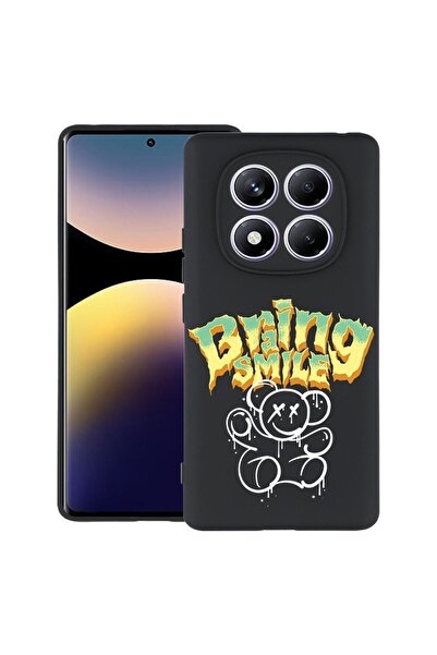 bestcase Калъф за OPPO F29 с дизайн на усмихнато плюшено мече, TPU матов ултр...