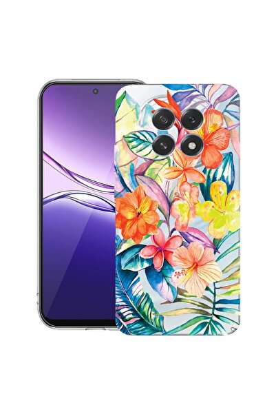 bestcase Husă pentru OPPO F29 cu design floral, silicon subțire transparent, ...
