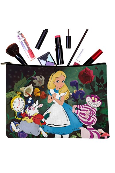 Choice 1pc 1pc Alice in Wonderland Classic Character Cosmetic Pouch,portable ...