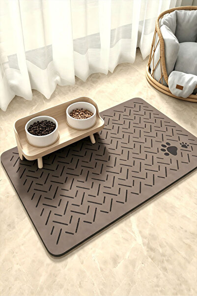 Meng tuo Diatom mud pet placemat absorbent and quick-drying splash-proof cat ...