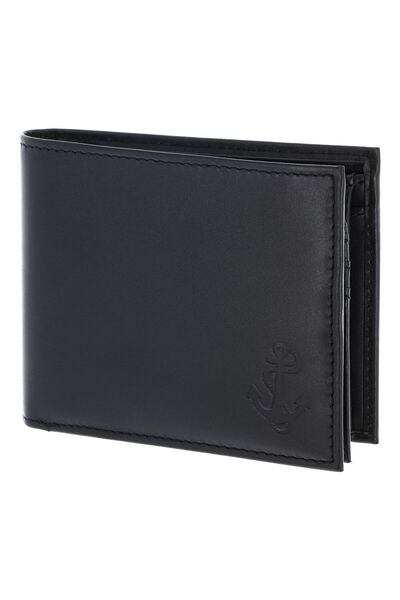 oxmox Leder Geldbörse RFID Schutz Leder 12 cm