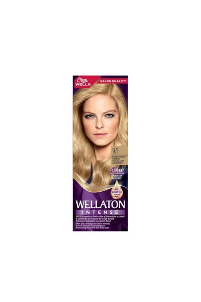 Wella Wellaton Set 2 x Vopsea Par Permanenta Intense Color Creme 9/1 Blond Ce...