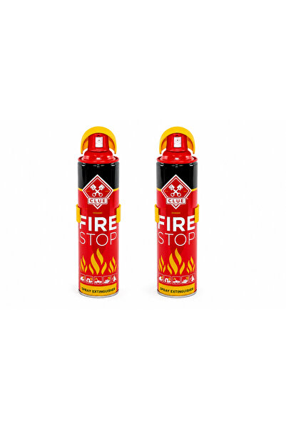 CLUE Set 2 Stingătoare Auto Tip Spray 1000 ml cu Suport Fixare – Protecție Ra...