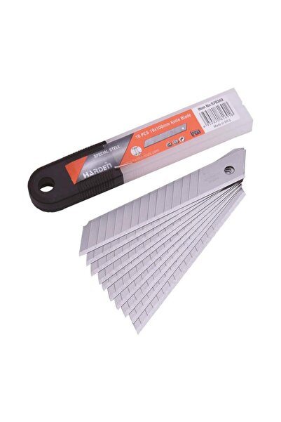 HARDEN Set of 3 x 10 Blades 18 x 100 mm for SK5 Steel Cutter, Professional,