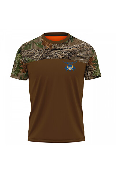 OEM Tricou barbati Camuflaj , maneca scurta multicolor F056