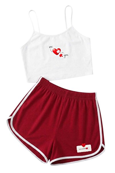 PEMBİŞ HOMEWEAR Natural Pamuk süprem crop basic