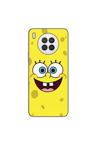 OEM Husa compatibila cu Huawei Nova 8i Silicon Gel Tpu Model Spongebob Happy