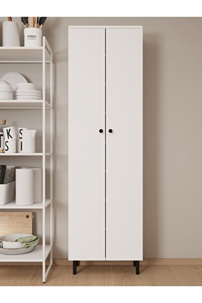 LİGNO MOBİLYA Modern Çok Amaçlı Kiler Erzak Dolabı - 7 Raflı Devasa Mutfak & ...