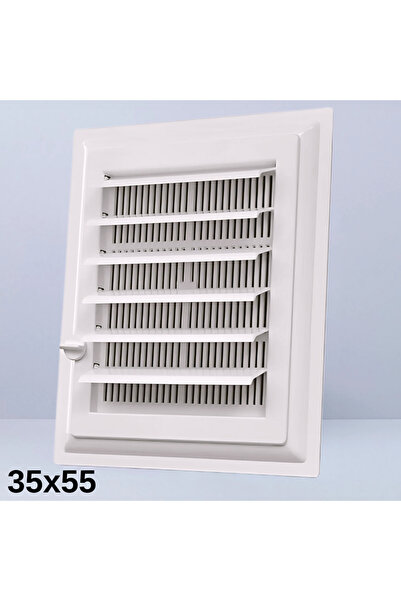 bautech 35X55 Plastik Wc Banyo Menfezi - Beyaz