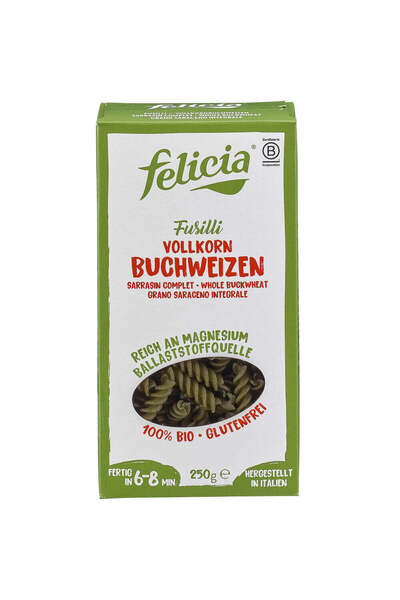 Felicia Paste Fusilli din Hrișcă Bio Fără Gluten 250 g