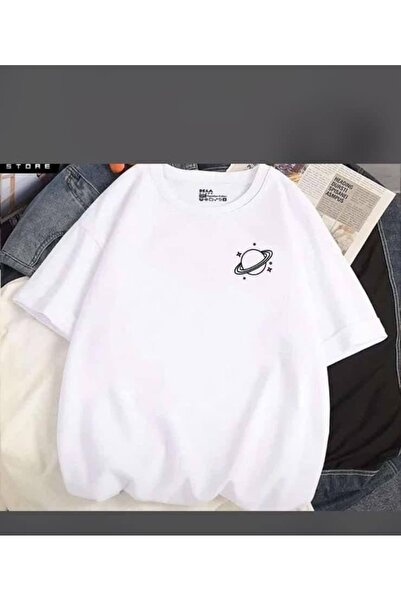 bellanova Unisex Oversize T-shirt με στάμπα Streetwear Άνετη εφαρμογή Daily P...