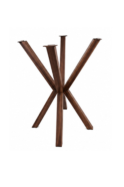 BafArt Octopus Table Leg 72 cm Walnut