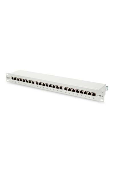 Assmann Panel krosowy (patch panel) 19'' 24x RJ45, kat.6, ekranowany, LSA poz...