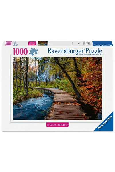 RAVENSBURGER Puzzle 1000 Drum de Toamnă din Lemn