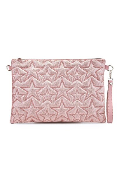 Mirel çanta KADIN STAR CLUTCH YILDIZ MAT SİMLİ ÇANTA