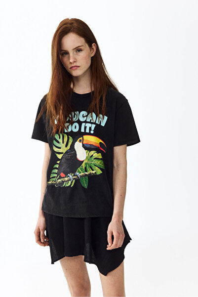 H&M Aplikeli Tişört