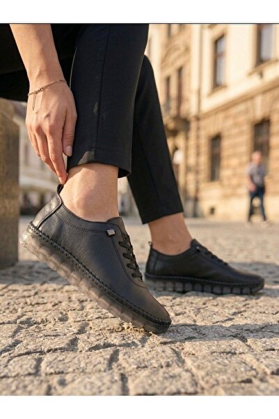 NOBLE TREAD SHOES Women's Genuine Leather Casual Sneakers