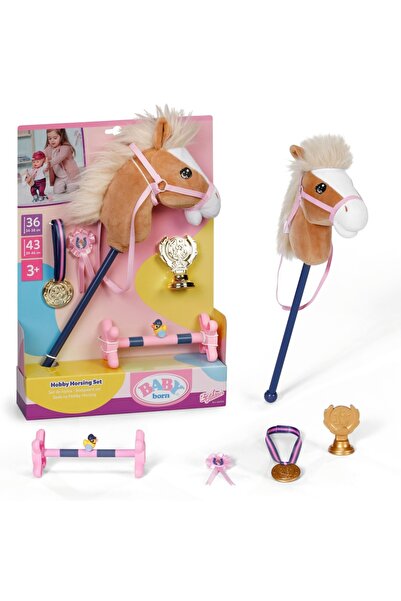 ZAPF CREATION Set căluț de jucărie pentru păpușile Baby Born de 43 și 36 cm