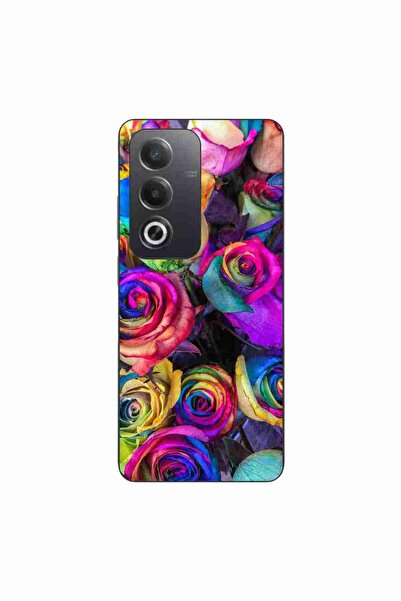 OEM Husa compatibila cu Oppo A80 Silicon Gel Tpu Model Trandafiri Colorati
