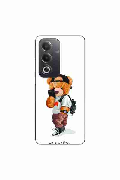 OEM Husa compatibila cu Oppo A80 Silicon Gel Tpu Model Bear Teddy Selfie