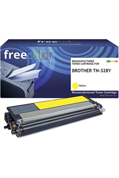 Freecolor Toner Brother TN-328Y galben 6000 de pagini recondiționat