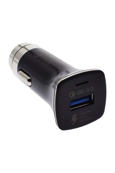 ACV Încărcător auto rapid USB 2GO 3100mA USB-A QC 3.0 negru