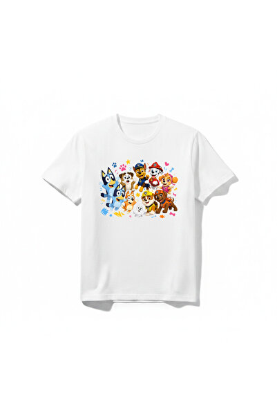 URBANTRENDSTORE Paw Patrol Bluey Özel Tasarım Unisex Kız Çocuk Erkek Çocuk Bi...