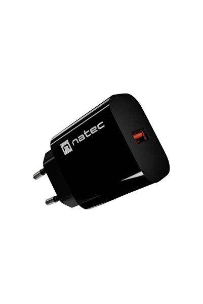 Natec ÎNCĂRCĂTOR DE REȚEA RIBERA 1X USB-A 18W NEGRU