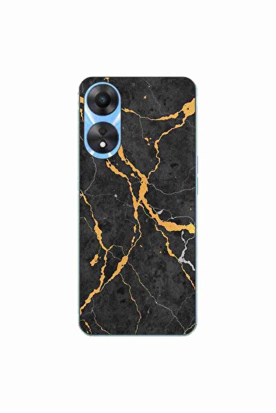 OEM Husa compatibila cu Oppo A78 4G (CPH2565) Silicon Gel Tpu Model Noir Gold...