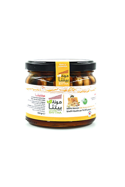 mounit baytna 100% Natural Oak Honey with Nuts Extra 450 g