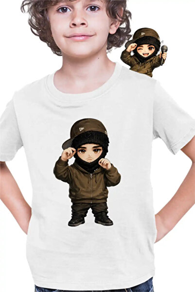 OEM Детска тениска за момчета Yeat Chibi Trap Rage Music