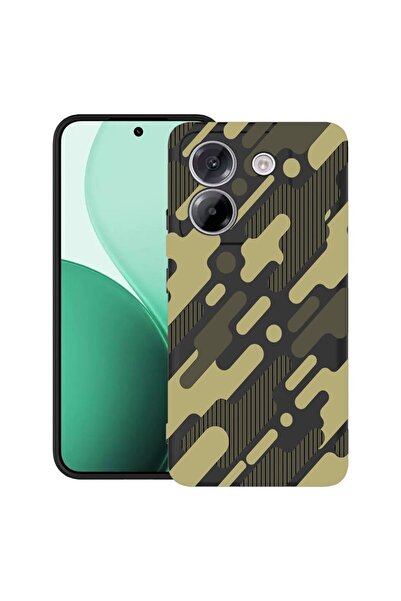 bestcase Υπέρλεπτη Θήκη TPU Συμβατή με Poco M7 Pro 5G, με Πράσινο Σχέδιο Παρα...