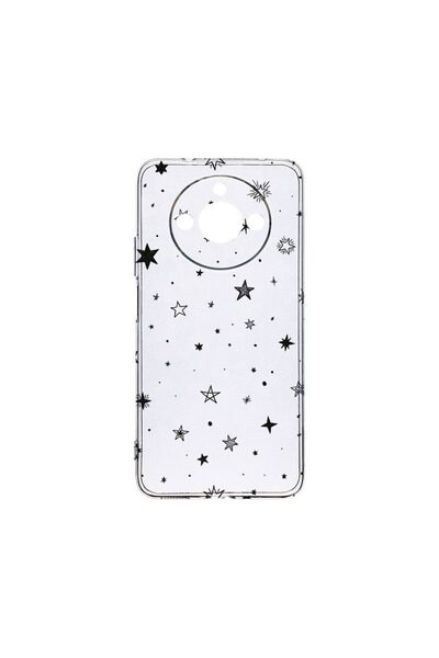 bestcase Husa BestCase¬Æ Clear Silicon 2MM, Compatibila Cu Realme 11, Stars, ...