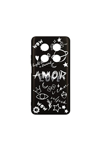 bestcase Λεπτή Θήκη Σιλικόνης 0.8MM, Συμβατή με Huawei Nova 12i, Goth Love, Π...
