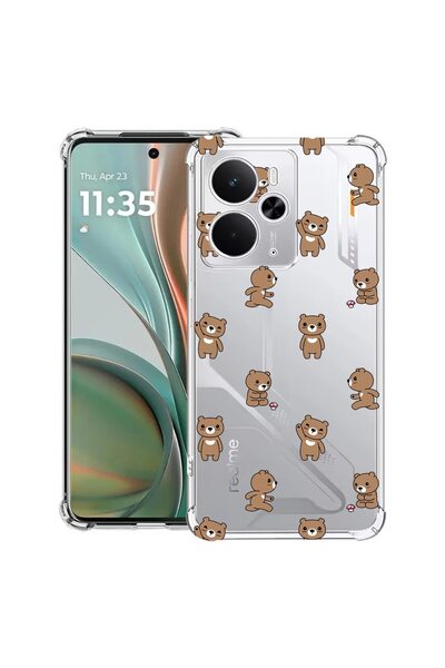 bestcase Husă Antișoc Compatibilă cu Poco M7 Pro 5G, cu Design cu Model Ursul...