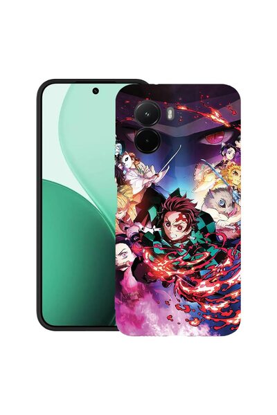 bestcase ¬Æ Husa TPU Ultra Slim Compatibil cu Poco M7, cu Design D Slayer, 31...