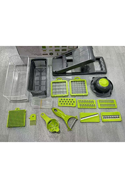 choice2 QCQ- 16 in 1 Multifunctional Vegetable Chopper Handle Food Grate Food...