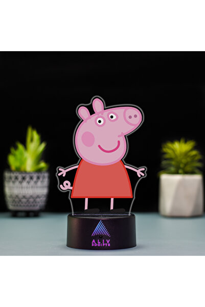 ALIV Lampă LED Peppa, 16 culori, Telecomandă, Control tactil