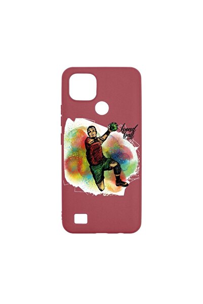 bestcase Husa Silicon, Compatibila Cu Realme C21, Handball Player, rezistenta...