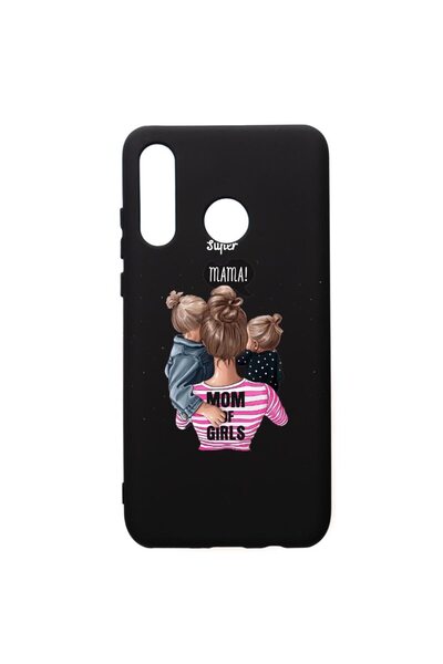 bestcase Husa de protectie Huawei P30 Lite, Super Mama, silicon, cu interioru...