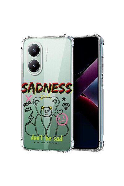 bestcase ¬Æ Husa compatibila Poco X7 Pro 5G, Anti Shock 1.5MM, Teddy Bear Sad...