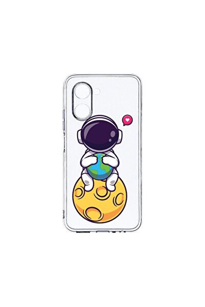 bestcase Διαφανής Θήκη Σιλικόνης 2MM, Συμβατή με Realme C33, Χαριτωμένος Αστρ...