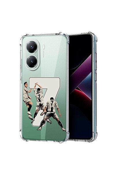 bestcase Съвместим калъф за Poco X7 Pro 5G, Удароустойчив 1.5ММ, Роналдо, Защ...