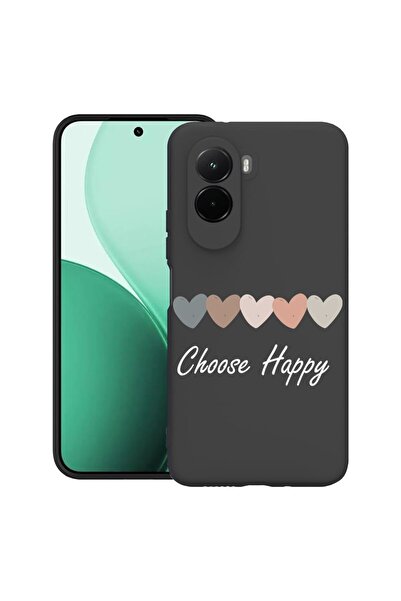 bestcase Θήκη TPU Υπέρλεπτη Συμβατή με Poco M7, με σχέδιο Choose Happy, 31196...